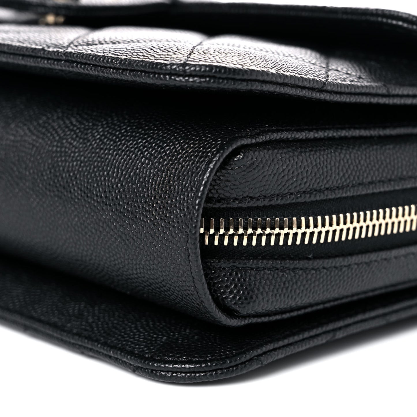Caviar Quilted Large Like A Wallet Flap Black