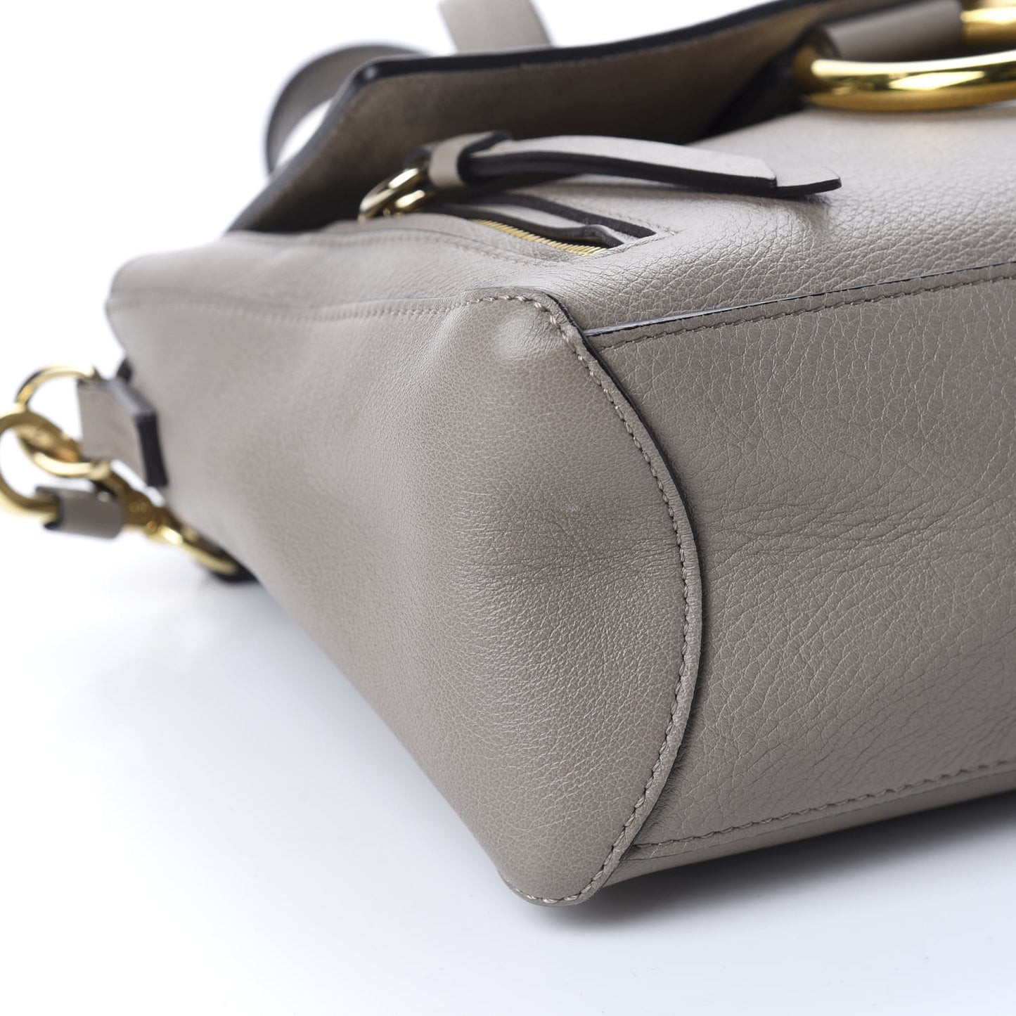 Calfskin Small Faye Day Shoulder Bag Motty Grey
