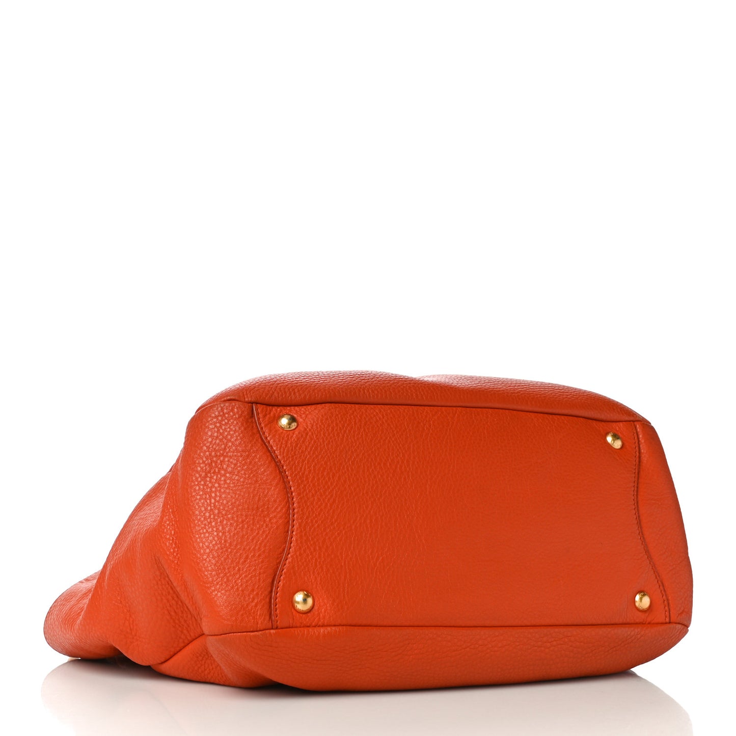 Vitello Daino Side Pocket Hobo Papaya
