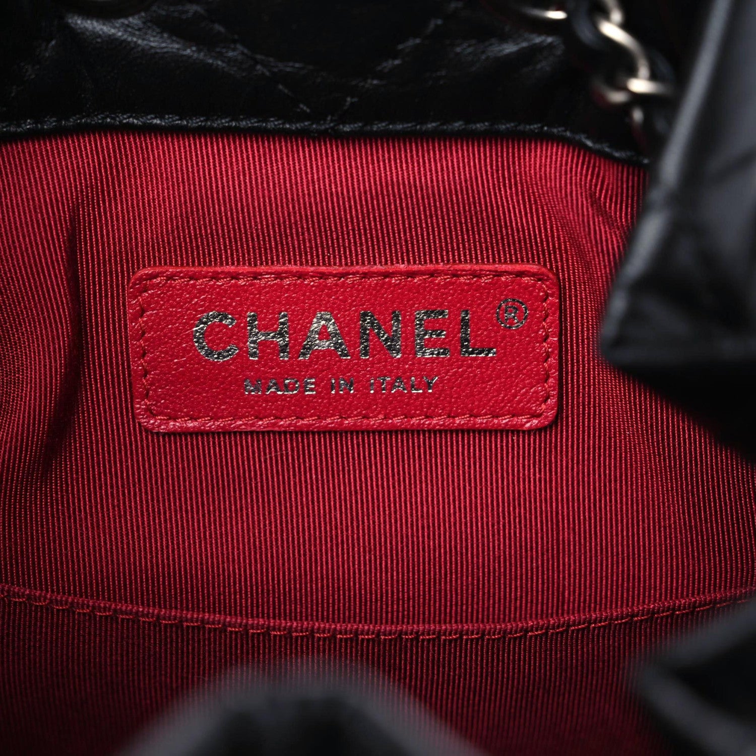 Chanel Aged Calfskin Quilted Small Gabrielle Backpack Black 8 of 9