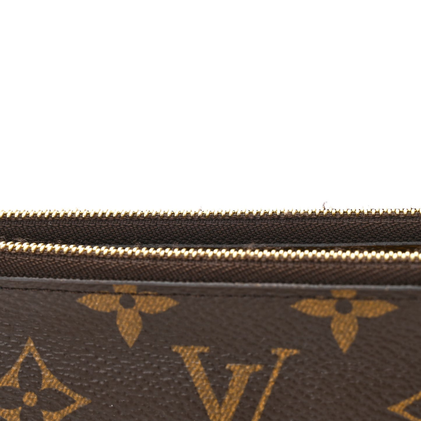 Reverse Monogram Giant Double Zip Pochette