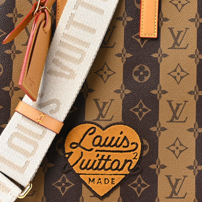 Louis Vuitton X NIGO Reverse Monogram Stripes Sac Plat Cross 7 of 10