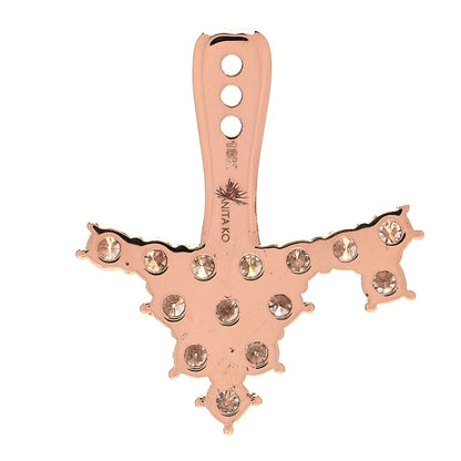 Anita Ko 18K Rose Gold Diamond Earring Jacket 3 of 3