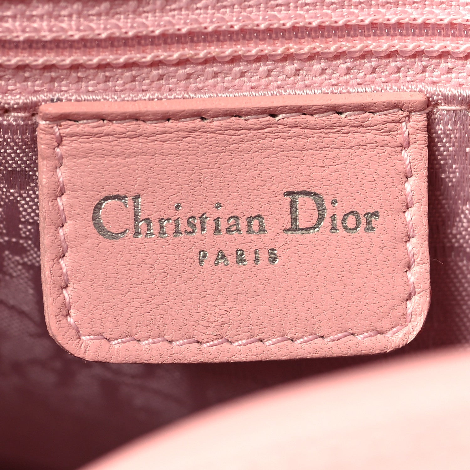 Christian Dior Lambskin Cannage Medium Lady Dior Light Pink 6 of 16