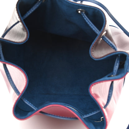 Louis Vuitton Epi Tri-Color Petit Noe NM Quetsche Fuchsia Saphir 4 of 6
