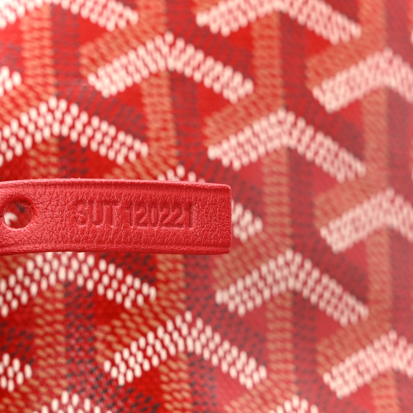 Goyardine Reversible Anjou GM Red
