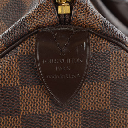 Louis Vuitton Damier Ebene Speedy 30 5 of 8