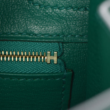 Hermes Epsom Birkin 30 Vert Vertigo 25 of 32