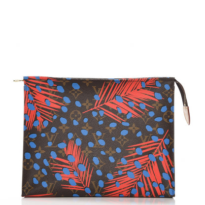 Louis Vuitton Monogram Jungle Dots Toiletry Pouch 26 Coquelicot Denim 1 of 7