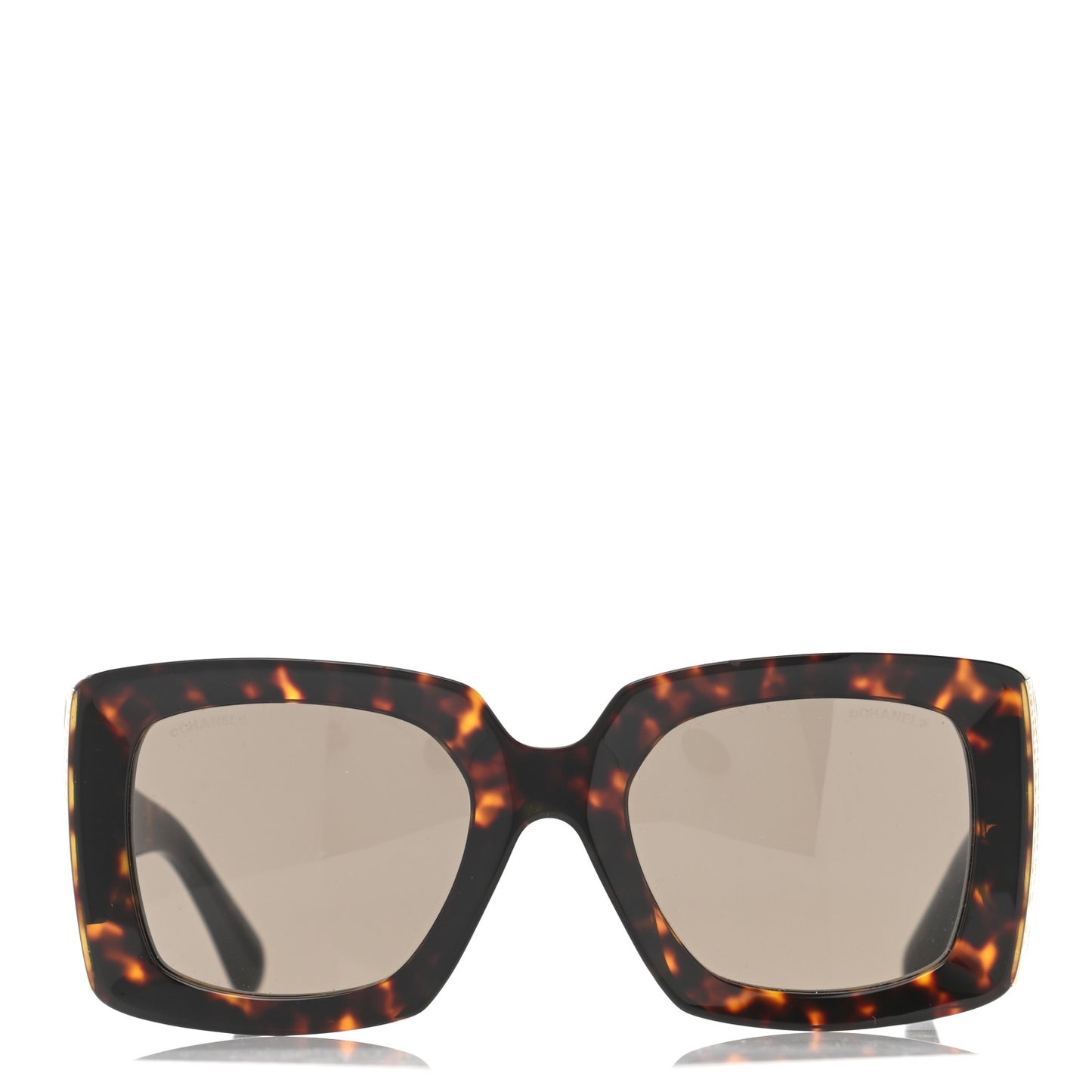Acetate Rectangle Sunglasses 5435 Tortoise
