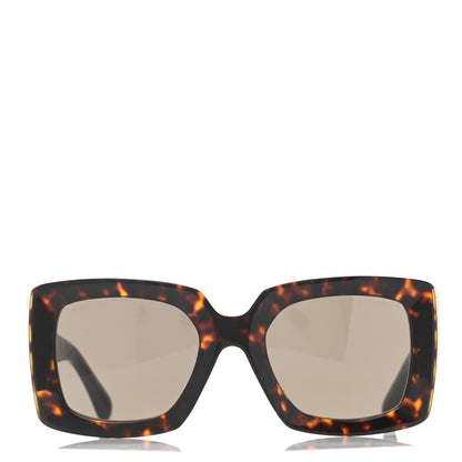 Chanel Acetate Rectangle Sunglasses 5435 Tortoise 2 of 8