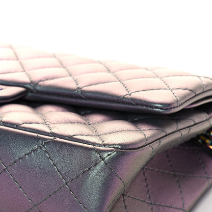 Chanel Iridescent Lambskin Quilted 2.55 Reissue 225 Flap Light Purple 10 of 13
