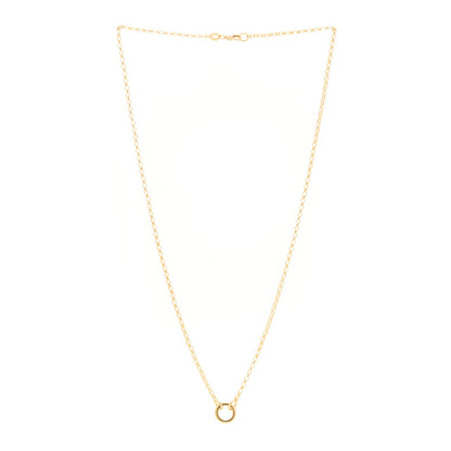 Foundrae 18K Yellow Gold Small Belcher Chain Mini Chubby Annex Link Necklace 3 of 4