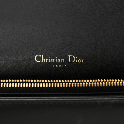 Christian Dior Lambskin Cannage Lady Dior Pouch Black 7 of 12