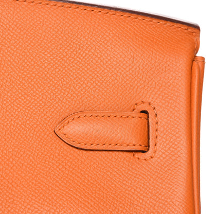 Hermes Epsom Birkin 35 Orange 9 of 31