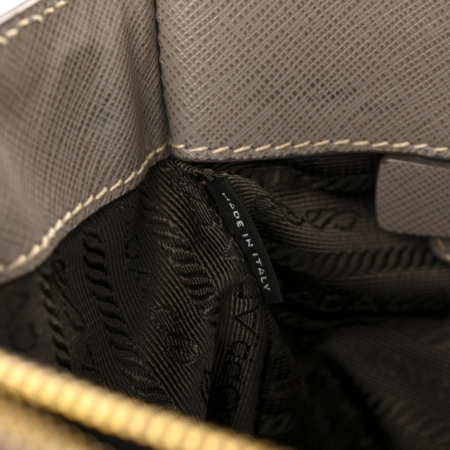 Saffiano Large Galleria Double Zip Tote  Argilla