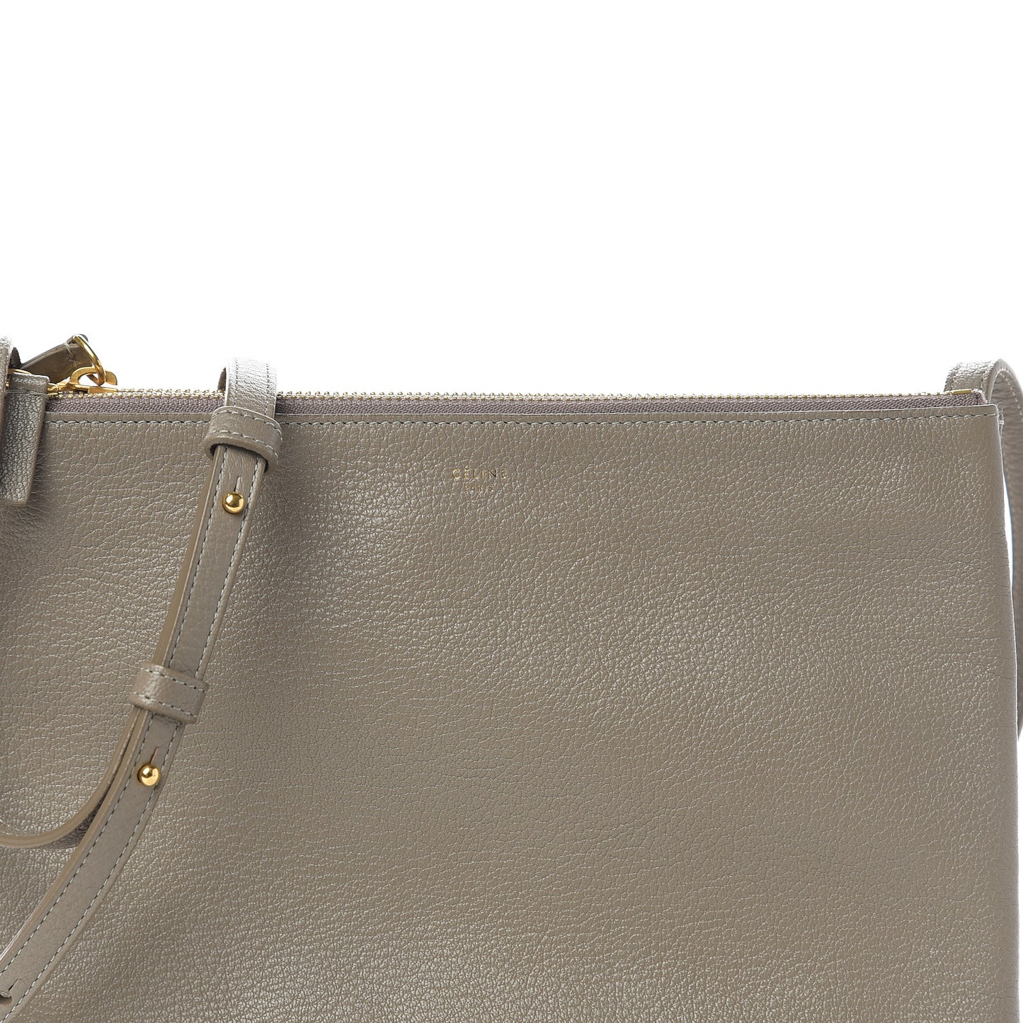 Lambskin Large Trio Crossbody Bag Smoke