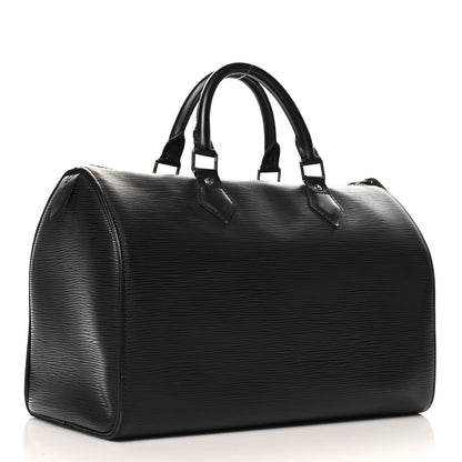 Louis Vuitton Epi Speedy 30 Black 3 of 11