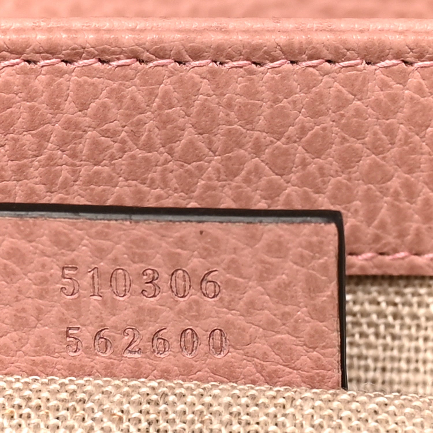 Gucci Dollar Calfskin Medium Interlocking G Top Handle Shoulder Bag Soft Pink 7 of 10