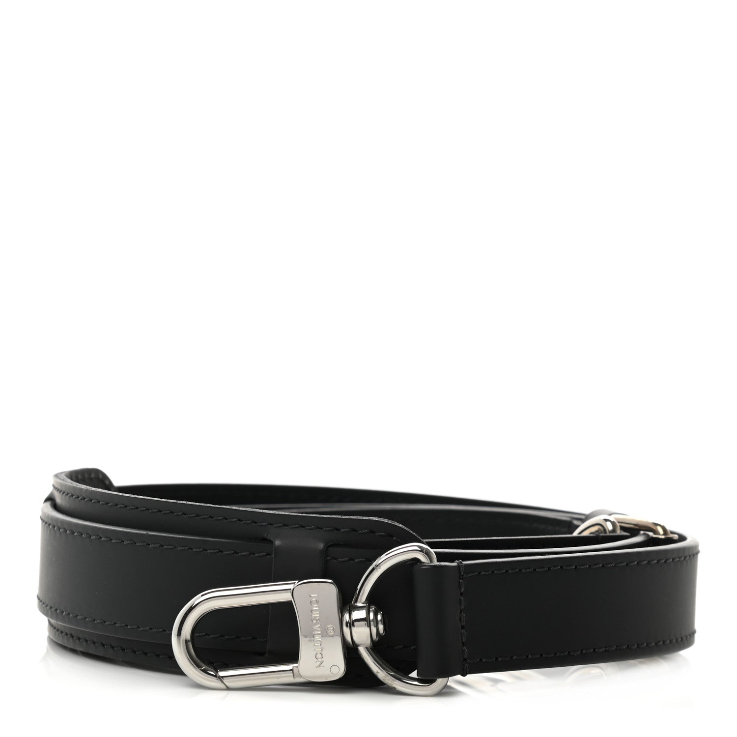 Louis Vuitton Calfskin Adjustable Keepall Bandouliere Shoulder Strap Black 1 of 3