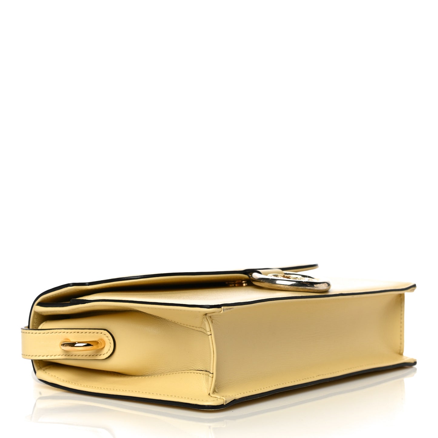 Textured Calfskin Small Torchon GG Ring Shoulder Bag Butter