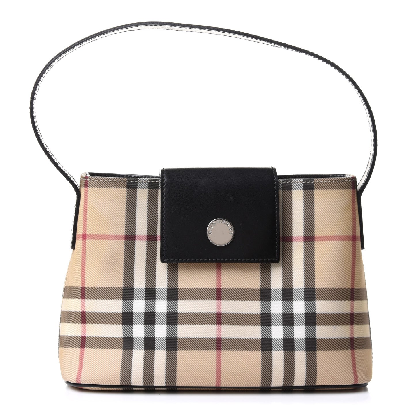 Vintage Check Shoulder Bag Black