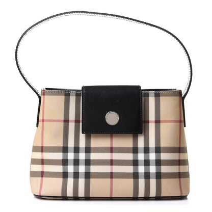 Burberry Vintage Check Shoulder Bag Black 1 of 10