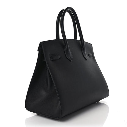 Hermes Madame Calfskin Birkin Sellier 30 Black 3 of 8