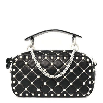 Valentino Garavani Lambskin Free Rockstud Spike Camera Bag Black 1 of 10
