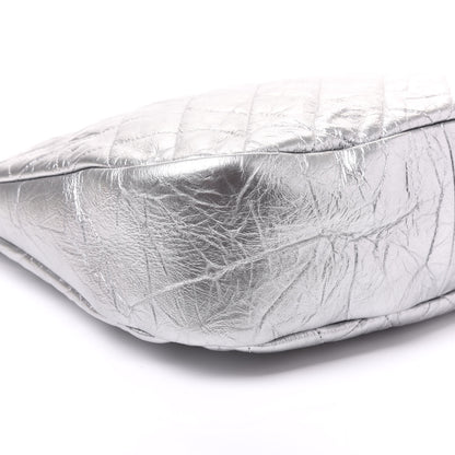 Chanel Metallic Crumpled Calfskin Small 31 Shopping Bag Silver 5 of 9