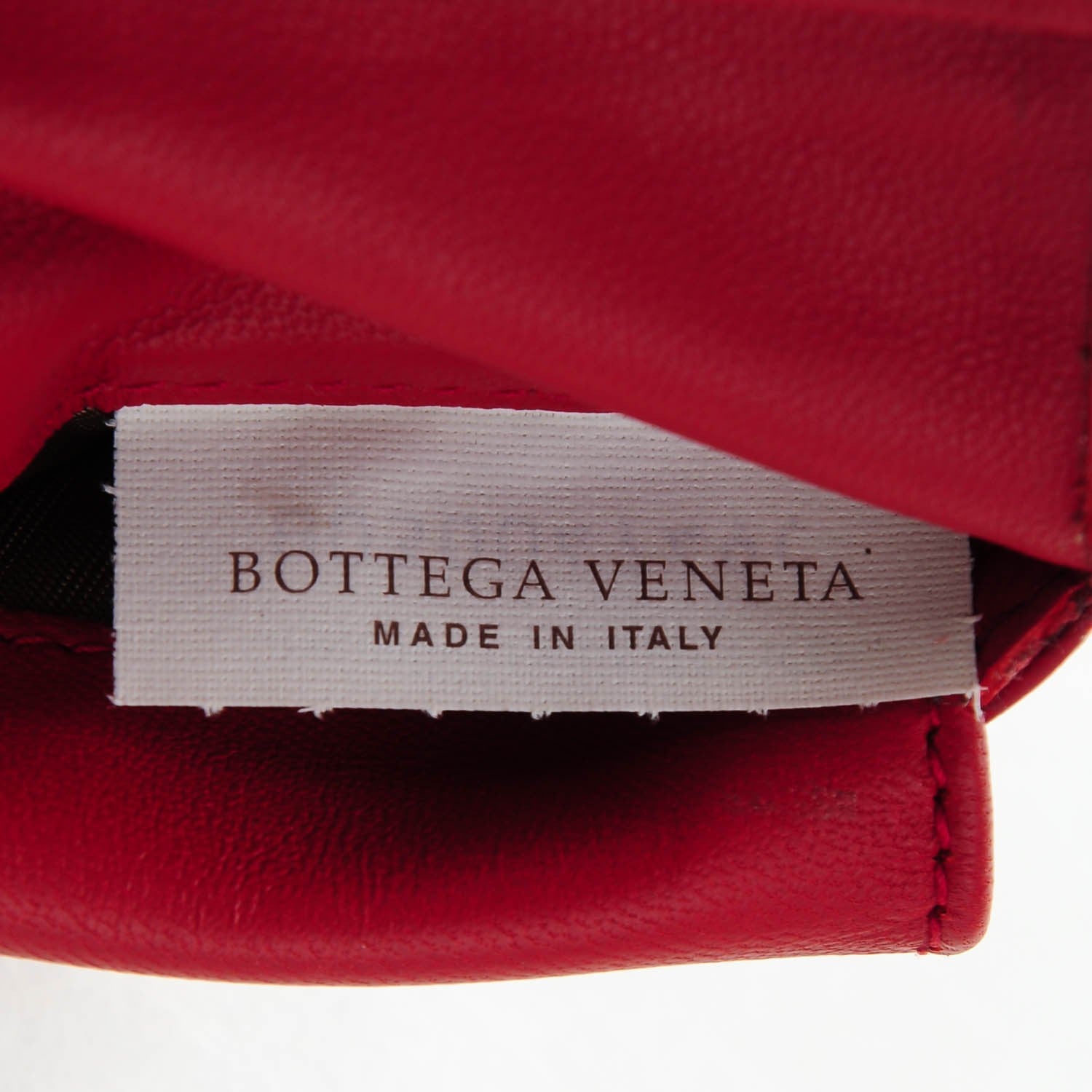 Bottega Veneta BOTTEGA VENETA Nappa Intrecciato Mini Wallet Fraise 7 of 8