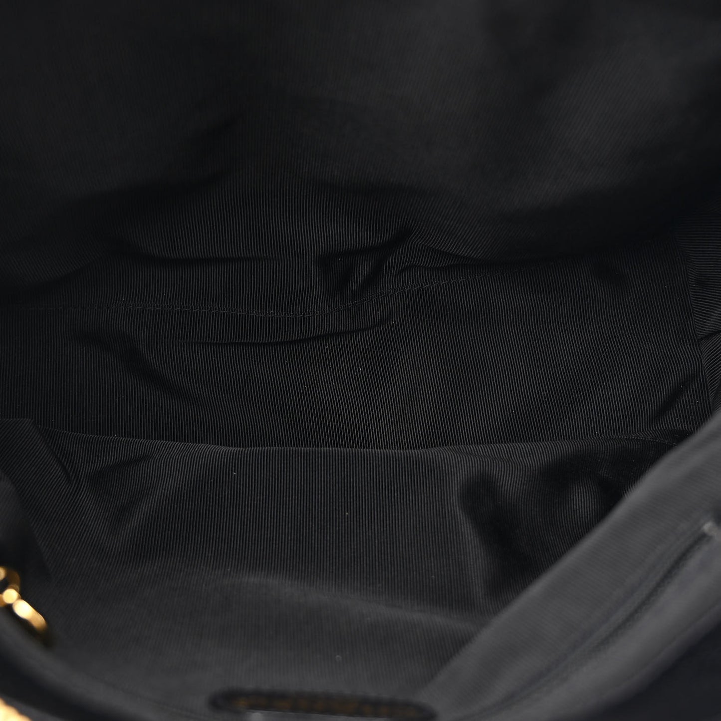 Caviar Quilted Flap Shoulder Bag Black