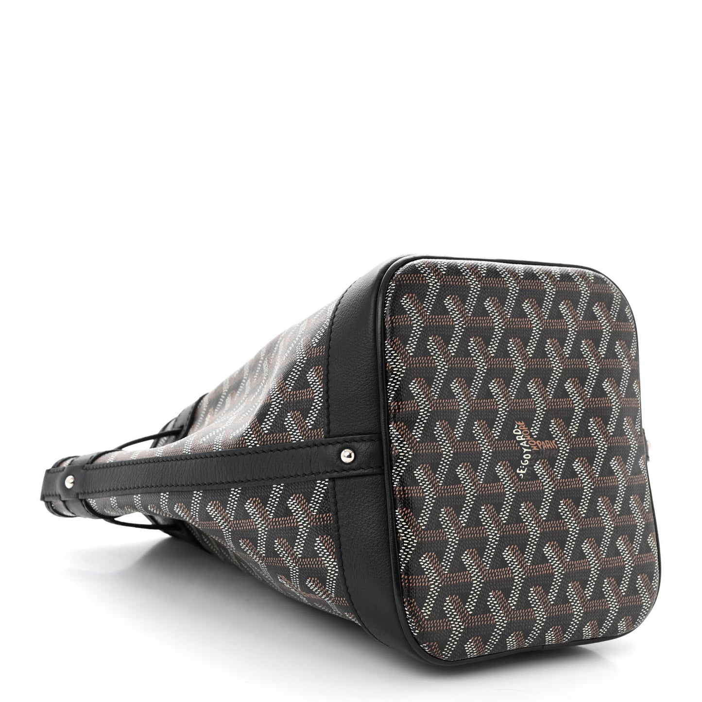 Goyardine Petit Flot Bucket Bag PM Black