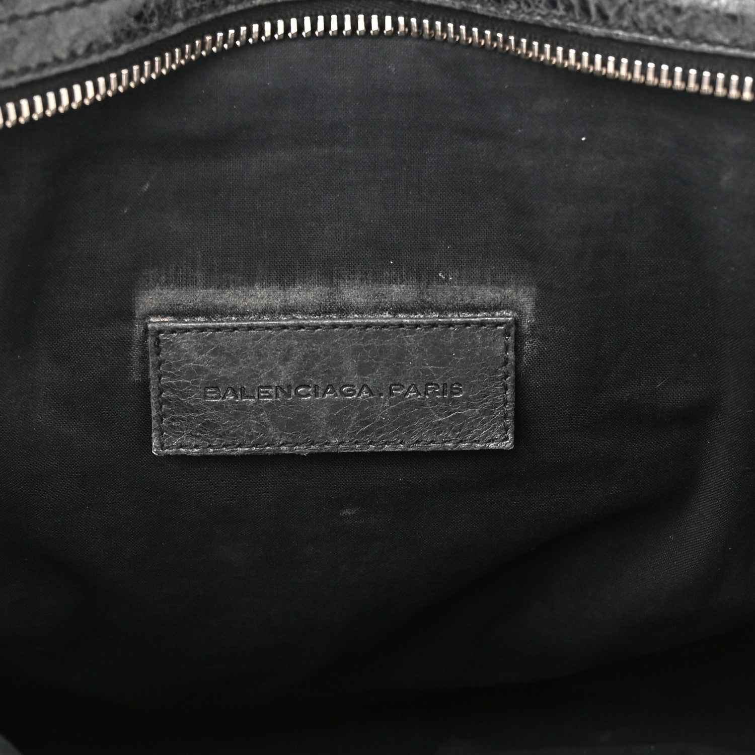 Balenciaga Agneau Giant 21 Silver Hardware Folder Black 6 of 16