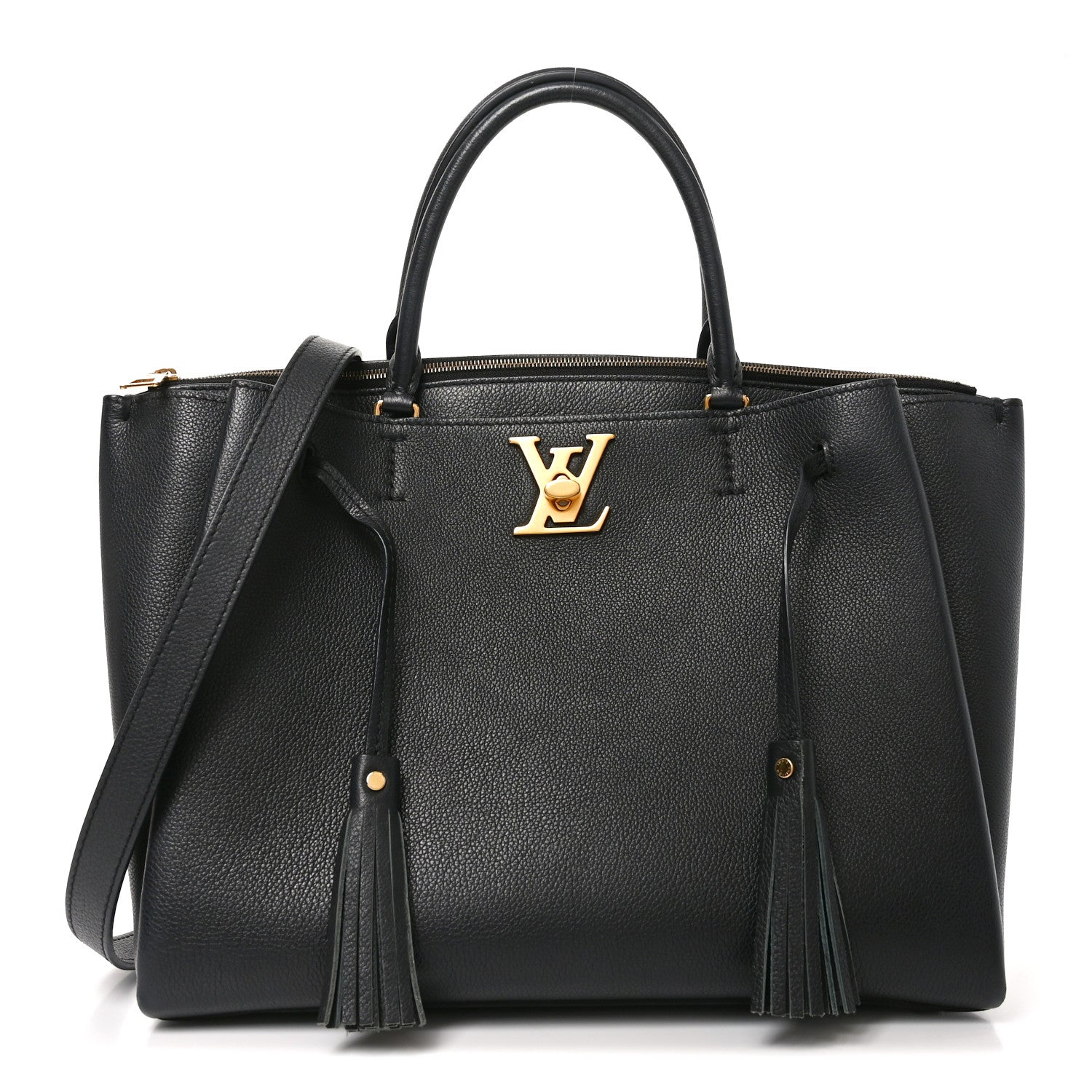 Louis Vuitton Calfskin Lockmeto Black 1 of 9