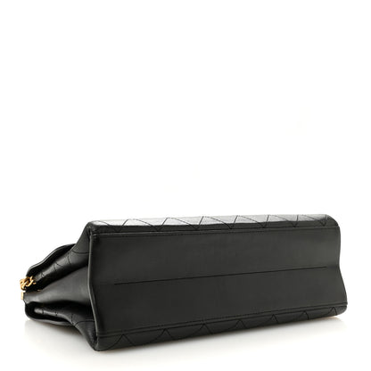 Chanel Lambskin Stitched Coco Luxe Medium Flap Black 4 of 12