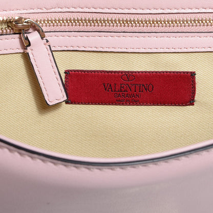 Valentino Garavani Vitello Medium Glam Lock Rockstud Flap Water Rose 5 of 8