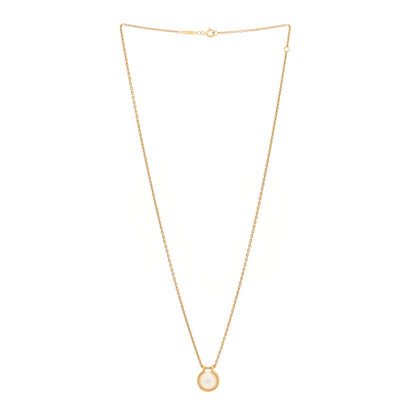Tiffany 18K Yellow Gold South Sea Cultured Pearl HardWear Link Pendant Necklace 3 of 6