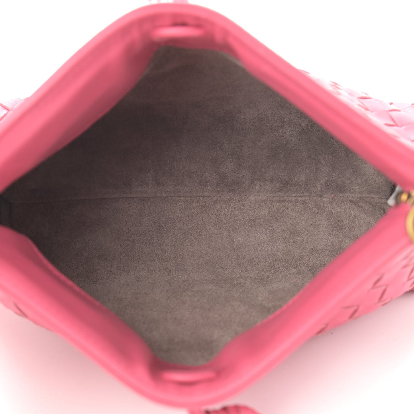 Nappa Intrecciato Mini Shoulder Bag Antique Pink