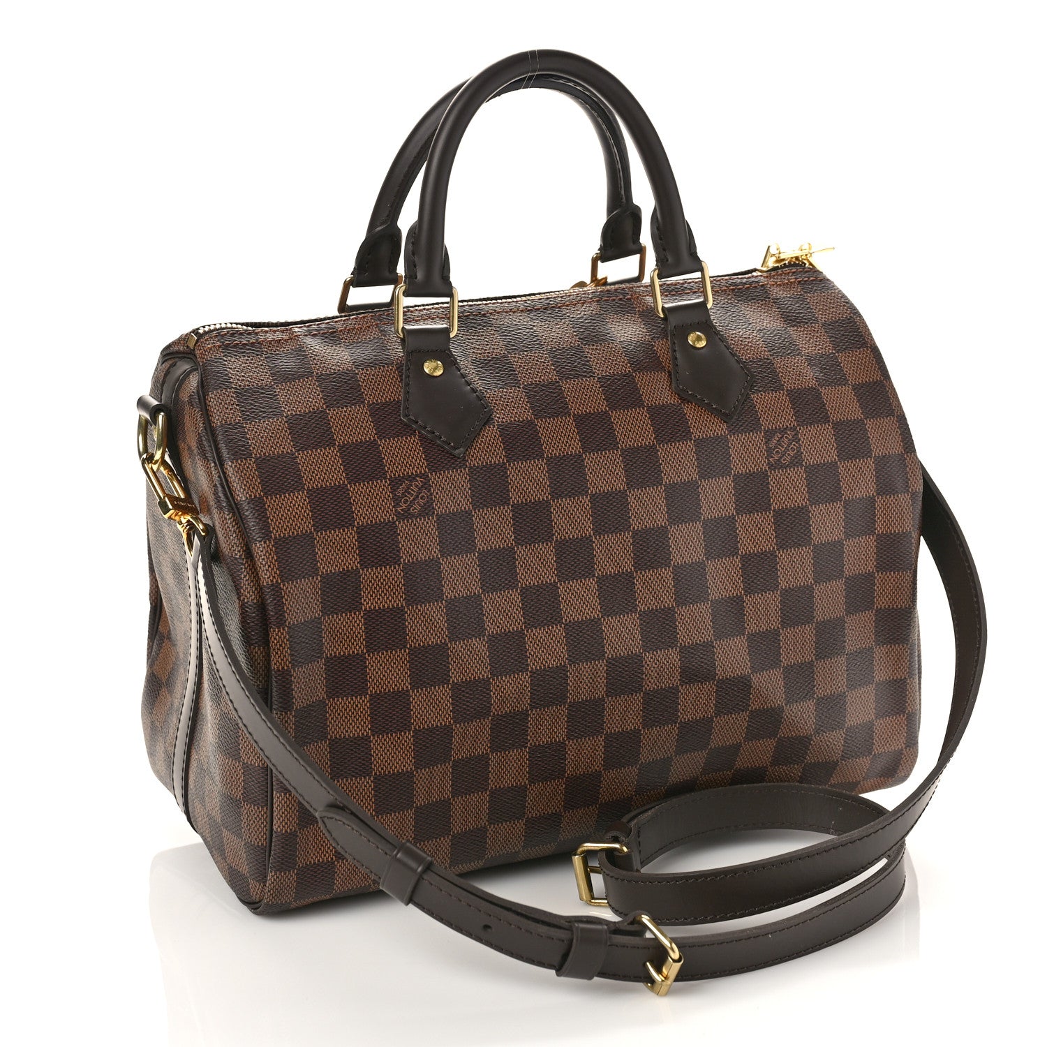 Louis Vuitton Damier Ebene Speedy Bandouliere 30 3 of 9