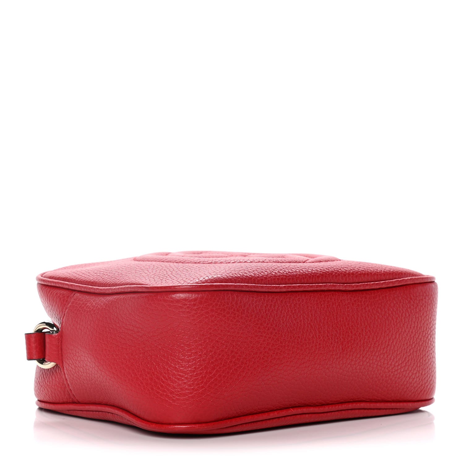 Gucci Pebbled Calfskin Small Soho Disco Bag Tabasco Red 4 of 15