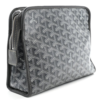 Goyard Goyardine Jouvence MM Toiletry Pouch Grey Grey 3 of 12