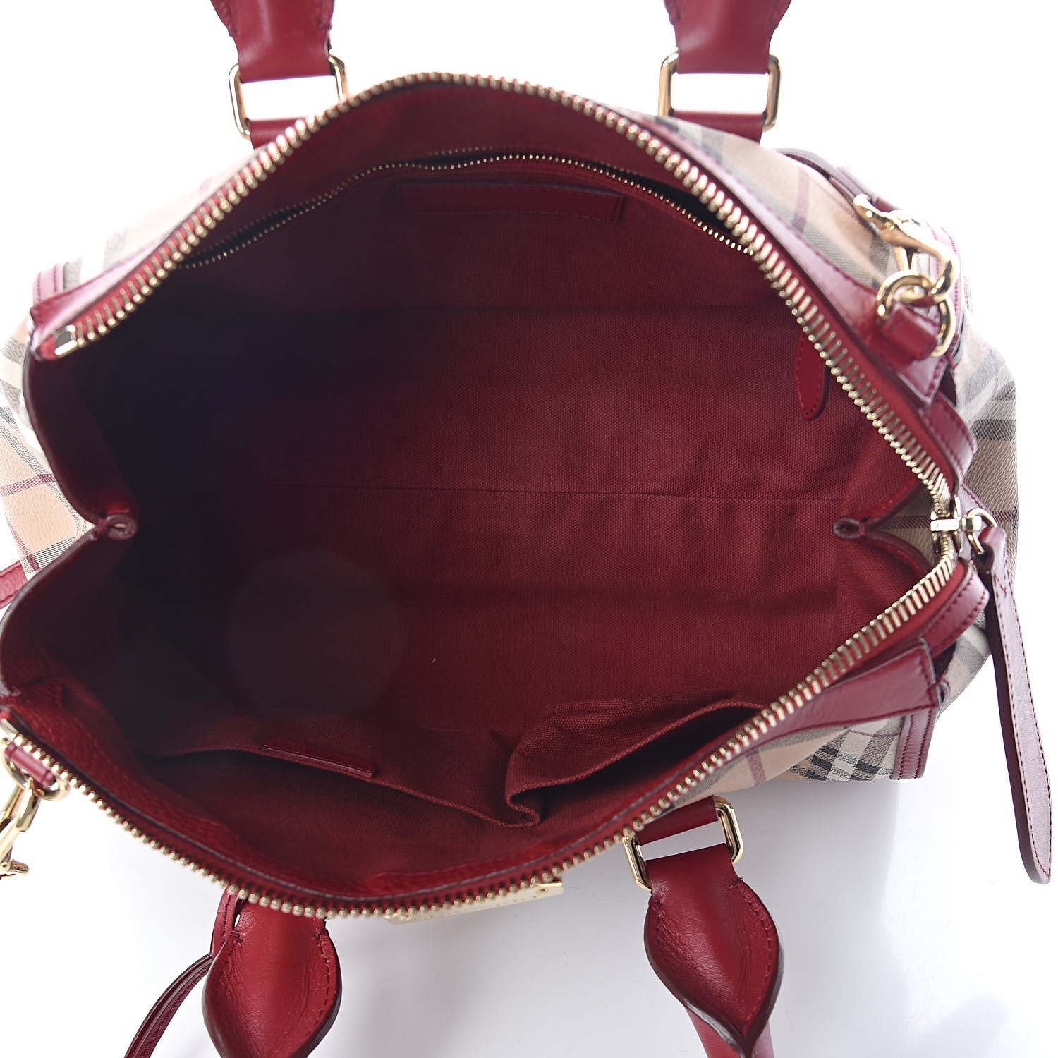 Burberry Haymarket Check Colours Small Gladstone Military Red 5 of 10