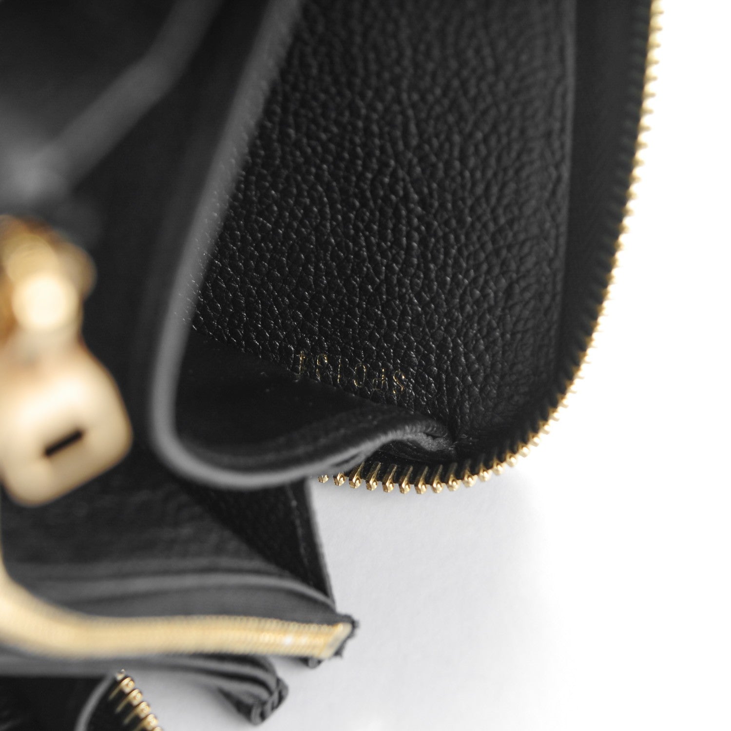 Louis Vuitton Empreinte Zippy Wallet Black 7 of 7
