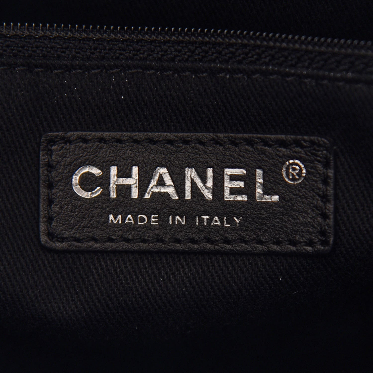 Chanel Calfskin Quilted In The Business North South Tote Black 6 of 9