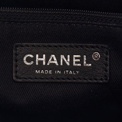 Chanel Calfskin Quilted In The Business North South Tote Black 6 of 9