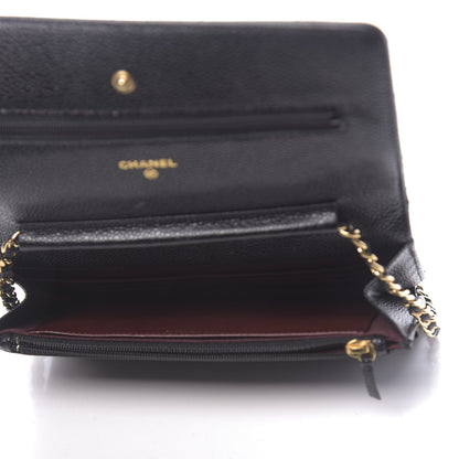 Chanel Caviar Quilted Wallet On Chain WOC Black 5 of 11