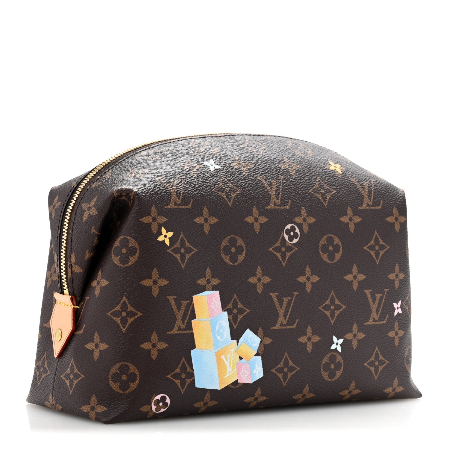 Louis Vuitton Monogram Vivienne Cosmetic Pouch GM 3 of 7