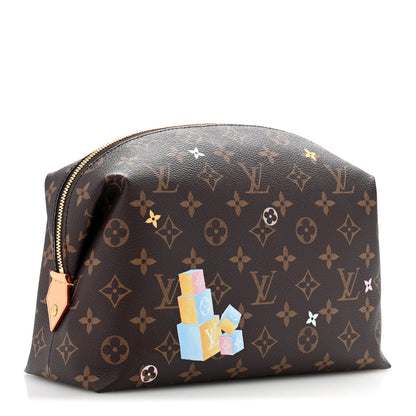 Louis Vuitton Monogram Vivienne Cosmetic Pouch GM 3 of 7