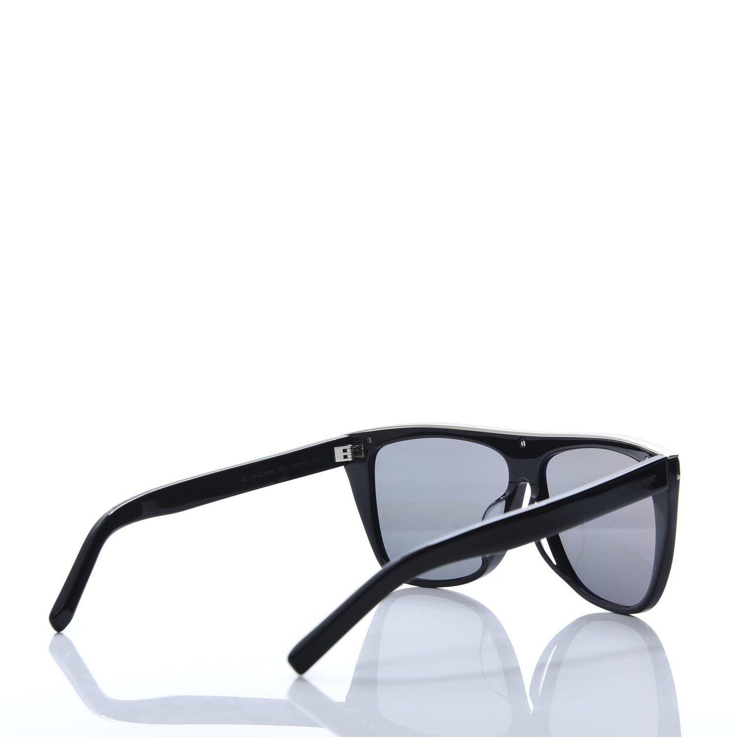 Saint Laurent Flat Top SL1 Sunglasses Black 4 of 9